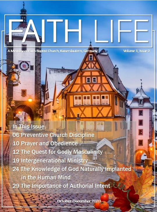 FAITH LIFE cOVER - Vol 1_Issue 2 FAITH LIFE cOVER - Vol 1_Issue 2